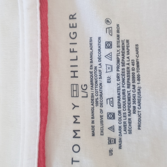 Tommy Hilfiger v neck t-shirt - Picture 2 of 4